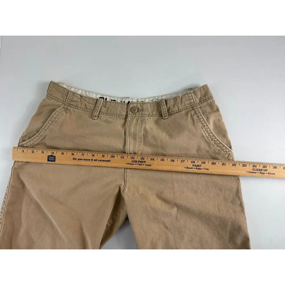 Old Navy Men's Shorts Size 32 Khaki Tan Cotton Chino Flat Front Casual